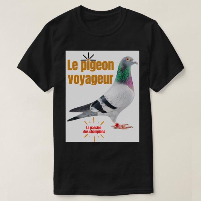 Camiseta paloma portadora 3 (Diseño del anverso)