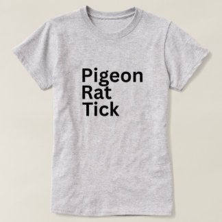 Camiseta Paloma Rata Garrapata PRT