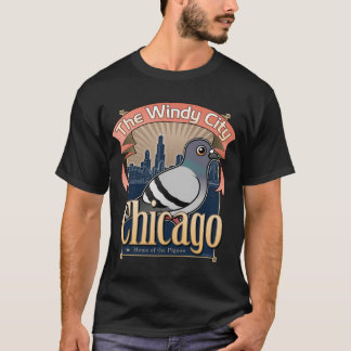 Camiseta Paloma retra de Chicago