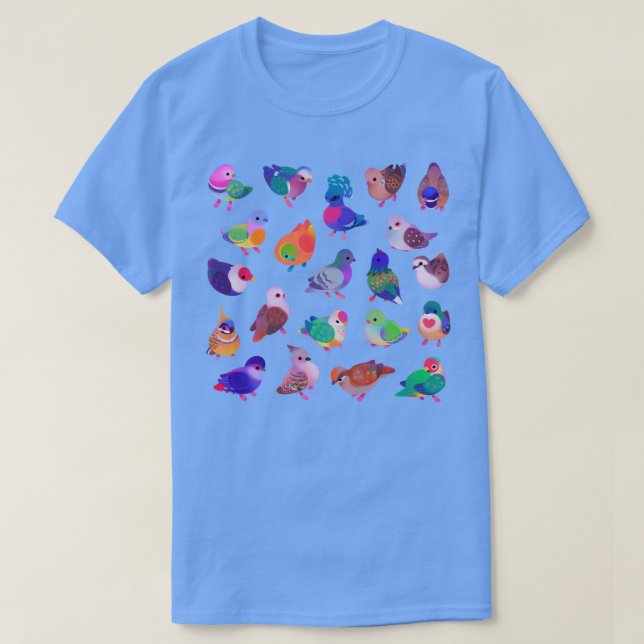 Camiseta Paloma silvestre (Diseño del anverso)