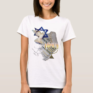 Camiseta Paloma, Tallit y Menorah B