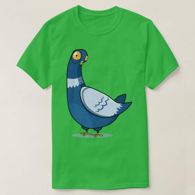 Camiseta Paloma temerosa (Diseño del anverso)