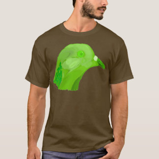 Camiseta Paloma verde pigmentaria 1