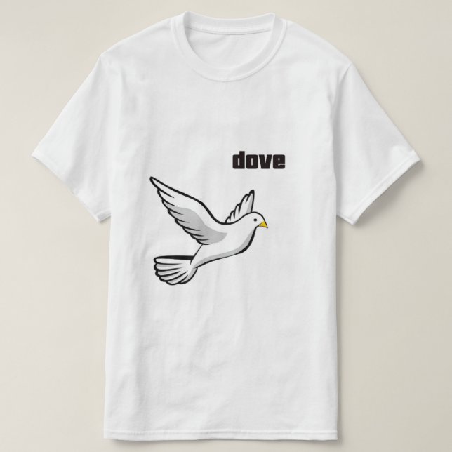 Camiseta Paloma voladora (Diseño del anverso)