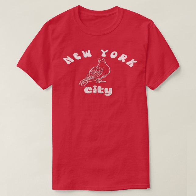 Camiseta paloma wnyc 1 (Diseño del anverso)