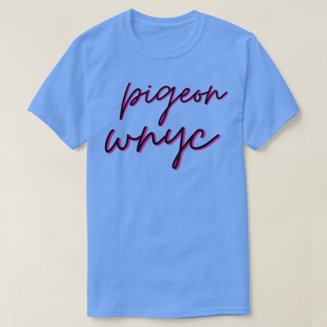 Camiseta paloma wnyc 22 (Diseño del anverso)