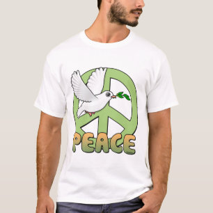 Camiseta Paloma y símbolo de paz