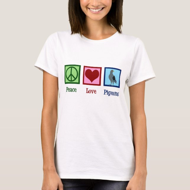 Camiseta Palomas de amor por la paz (Anverso)