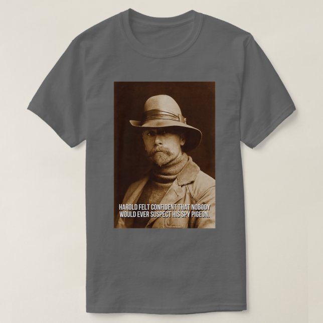 Camiseta Palomas de espionaje 1 (Diseño del anverso)