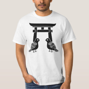 Camiseta Palomas de frente y Torii