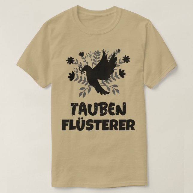 Camiseta Palomas de pichón Whisperer Aves de criador de pal (Diseño del anverso)