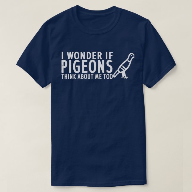 Camiseta palomas diciendo regalo de cría de palomas de palo (Diseño del anverso)