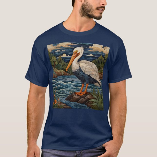 Camiseta Palomino de gaviota de mar blanco (Anverso)