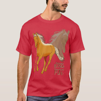 Camiseta Palomino Horse T Shirt - Porque Las Rubias Tienen