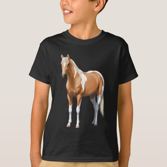 Camiseta Palomino Pinto Quarter Horse Paint Stallion (Anverso)