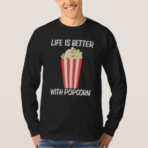 Camiseta Palomitas Cool Para Hombres Mujeres Dulces Buttery