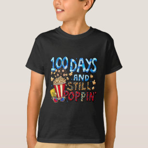 Camiseta Palomitas de maíz 100 días de escuela 100 días y t