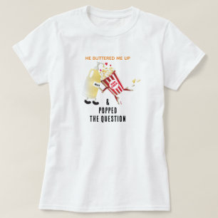 Camiseta Palomitas de maíz de propuesta de compromiso  Cami