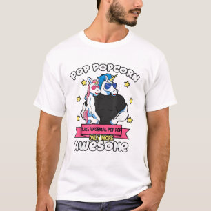 Camiseta Palomitas de maíz Pop 1 Niño Día del Padre Pop Pop