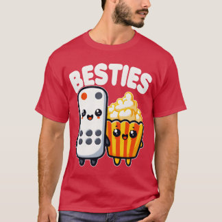 Camiseta Palomitas De Maíz Y Control Remoto Bestis Graciosa
