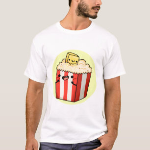 Camiseta Palomitas de Mantequilla Kawaii Lindas