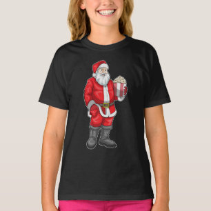 Camiseta Palomitas de Navidad de Santa Claus