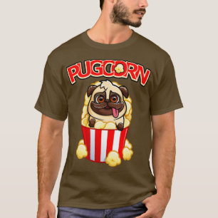 Camiseta Palomitas de Pug Corn