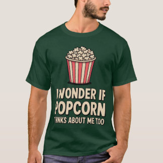 Camiseta Palomitas Divertidas Temáticas para Hombres Mujere
