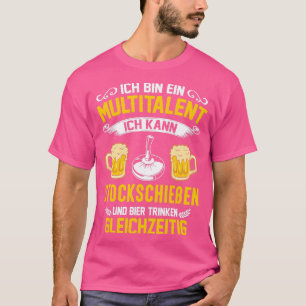 Camiseta Palos de alterio disparando y bebiendo cerveza