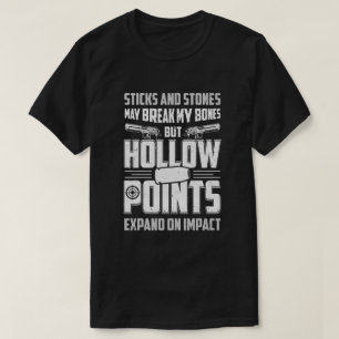 Camiseta Palos De Arma Y Puntos Hollow De Piedras
