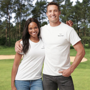 Camiseta Palos de Golf Personalizados Clásicos con Nombre