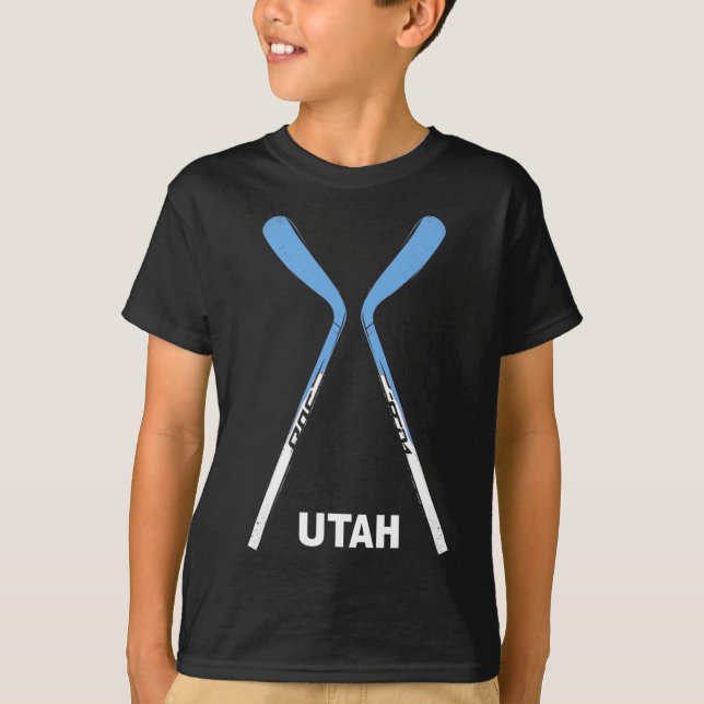 Camiseta Palos de Hockey de Utah (Anverso)