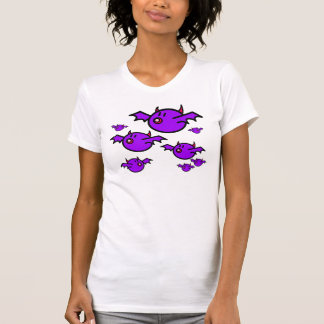 Camiseta Palos violetas