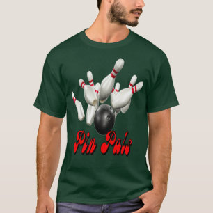 Camiseta Pals de Bowling Team Pin