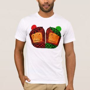 Camiseta Pals de la tela escocesa de Sasquatch
