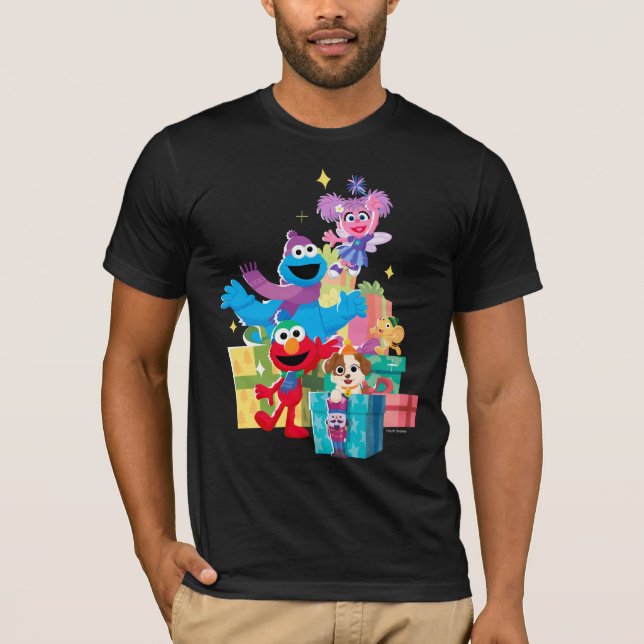 Camiseta Pals y presentes de Plaza Sésamo (Anverso)