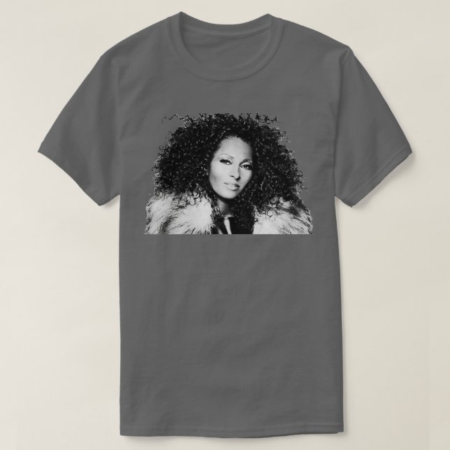 Camiseta Pam Grier Retro Vintage (Diseño del anverso)