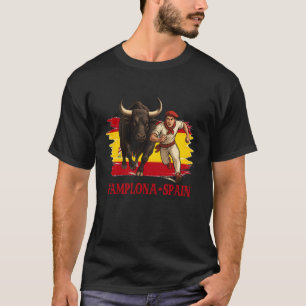 Camiseta Pamplona España viajando festival de San Fermín es