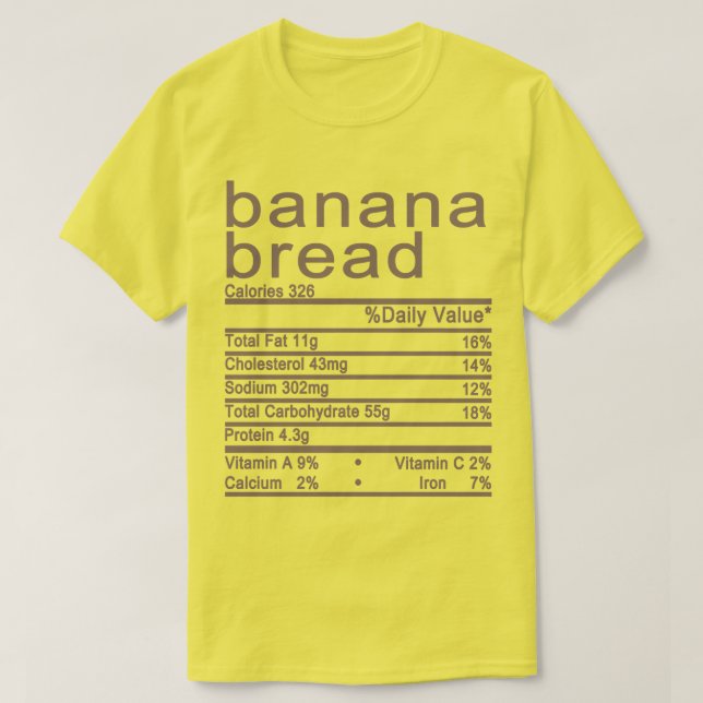Camiseta pan bananero (Diseño del anverso)