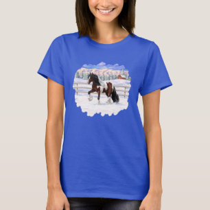 Camiseta Pan Bay Pinto Gypsy Vanner Borrador De Caballo En 