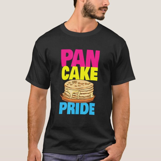 Camiseta Pan Cake Pride Pansexual (Anverso)
