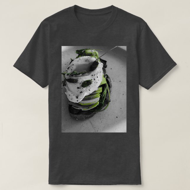 Camiseta pan con aguacate y huevo (Diseño del anverso)