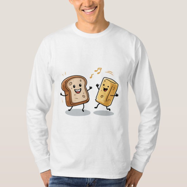 Camiseta Pan con mantequilla (Anverso)