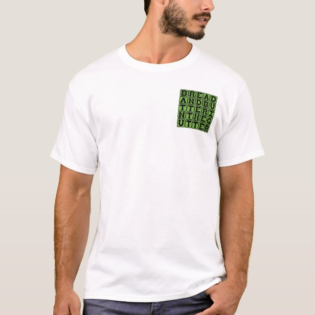 Camiseta Pan Con Mantequilla En La Alcantarilla (Anverso)