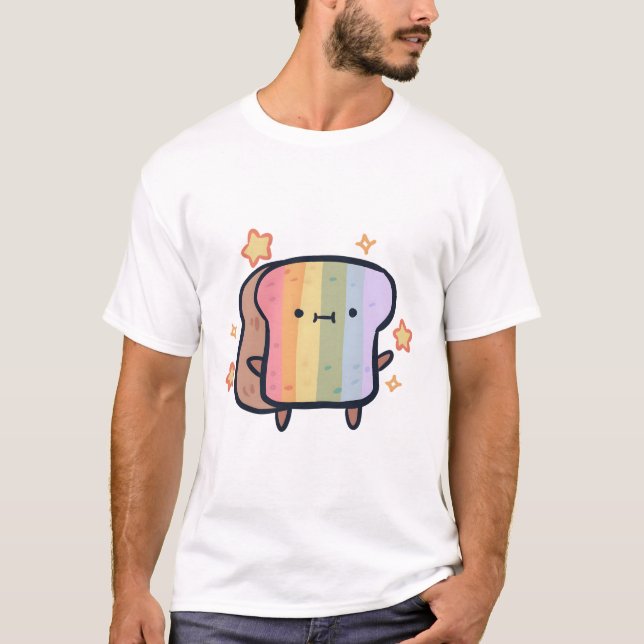 Camiseta Pan de arco iris (Anverso)