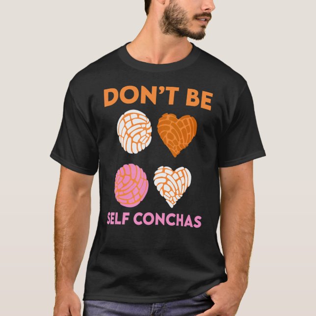 Camiseta Pan De Dulce La comida latina no es auto-conchas m (Anverso)