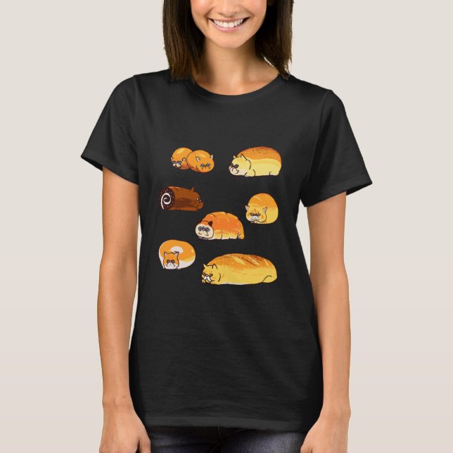 Camiseta Pan de gato Exótico de pelo corto (Anverso)