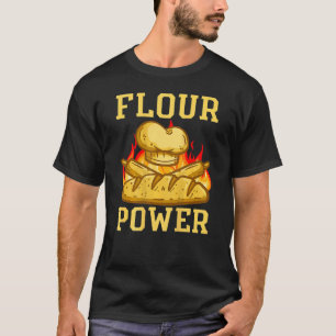 Camiseta Pan de Hornear con Estampado Detrás de Harina Pode