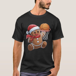 Camiseta Pan de jengibre de inmersión jugando baloncesto Na