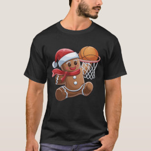 Camiseta Pan de jengibre de inmersión jugando baloncesto Na